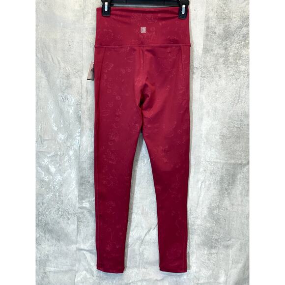 LAUNDRY By Shelli Segal Berry Printed High-Waist Stretch Pull-On Active Leggings - Picture 2 of 9